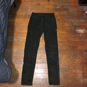 Green Corduroy High Rise BDG Jeans
